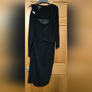 dressbarn Black Long Sleeve Dress